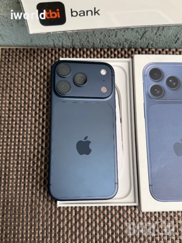 Гаранция! iPhone 17 Pro Deep blue Лизинг от 83лв/м син 10 зареждания, снимка 2 - Apple iPhone - 52547211