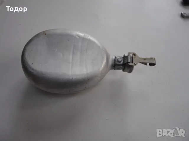 Войнишка алуминиева манерка 2, снимка 2 - Колекции - 49100483