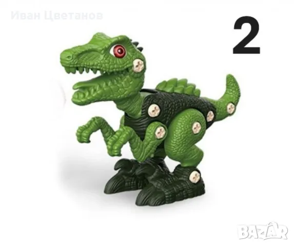 Динозавър за сглобяване с винтоверт – Игра и обучение в едно