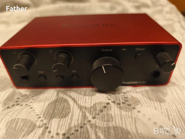 Студиен записващ комплект Focusrite Scarlet Solo, снимка 6 - Микрофони - 56142365