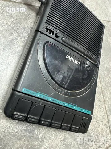 Касетофон диктодон Philips D6280 Portable Cassette Audio, снимка 3 - Аудиосистеми - 49935925
