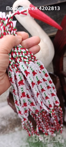 Ръчна изработка . Гривни за връзване с техника Макраме от памучни конци , снимка 5 - Гривни - 53433935