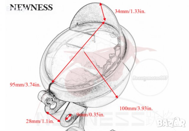 Фарове за чопър, снимка 9 - Аксесоари и консумативи - 39089414