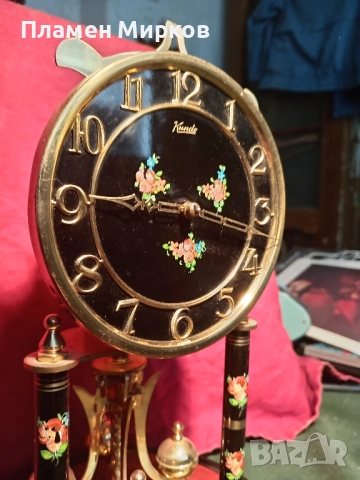 Германски настолен часовник Kundo, снимка 6 - Антикварни и старинни предмети - 52454226