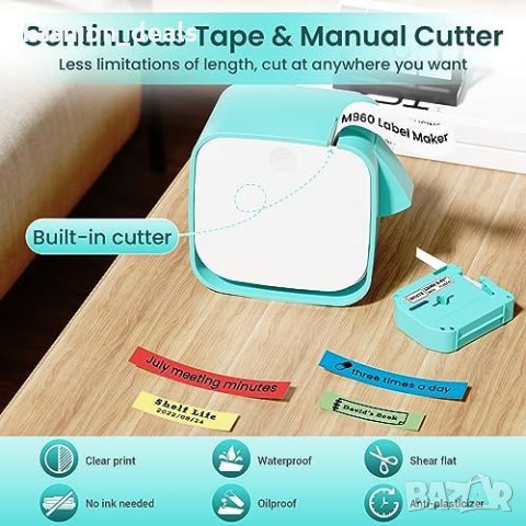 Нова Bluetooth Машина преносима мини Създаване етикети iOS Android, снимка 5 - Друга електроника - 42456804