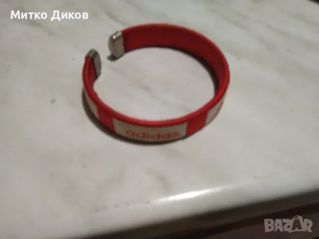 Верижка гривна нова маркова на Адидас промазан плат и метал