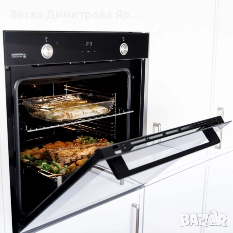 Вградена многофункционална фурна Taurus HM978BKD – 78 л, 3100 W, WaterSteam Clean, клас A, снимка 6 - Печки, фурни - 52057719