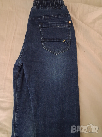 Зимни дънки за момченце на 7-8 години, снимка 5 - Детски панталони и дънки - 52821544