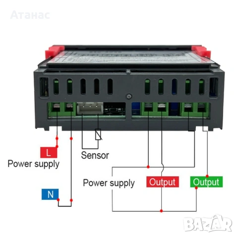 Двоен цифров термостат и влагорегулатор STC3028, снимка 5 - За птици - 53413026