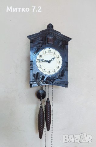 стенен часовник с кукувица, снимка 4 - Антикварни и старинни предмети - 33777704