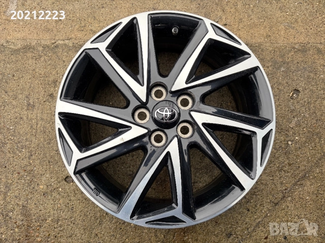 1 брой алуминиева джанта за Toyota Yaris-Hybrid 16, снимка 3 - Гуми и джанти - 52690832