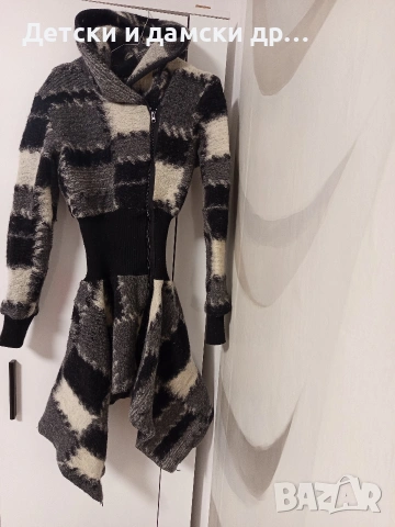 Дамска жилетка с качулка М размер 