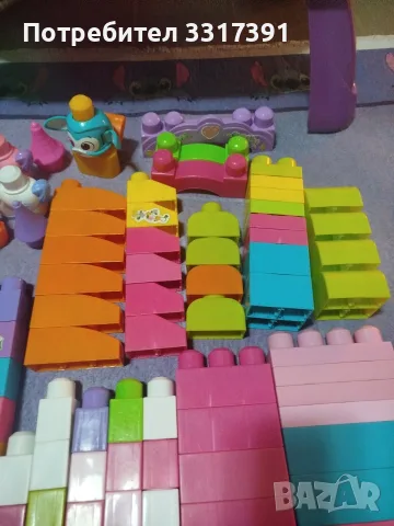Mega bloks 184 части с масичка, снимка 5 - Образователни игри - 55748092