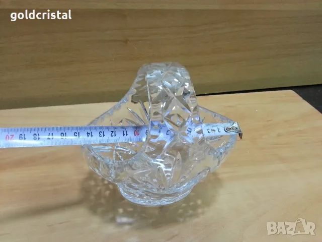 кристална кошничка за бижута , снимка 3 - Антикварни и старинни предмети - 49691273