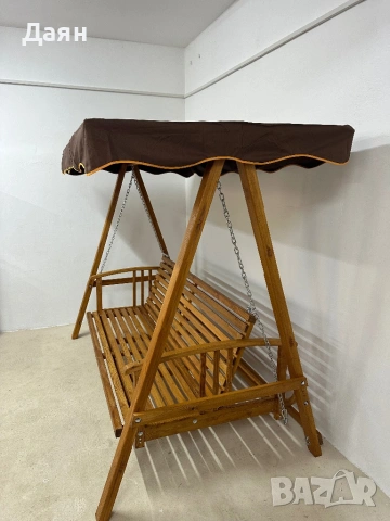 Люлееща се пейка 2в1, холивудска люлка Outsunny , снимка 15 - Градински мебели, декорация  - 53203434
