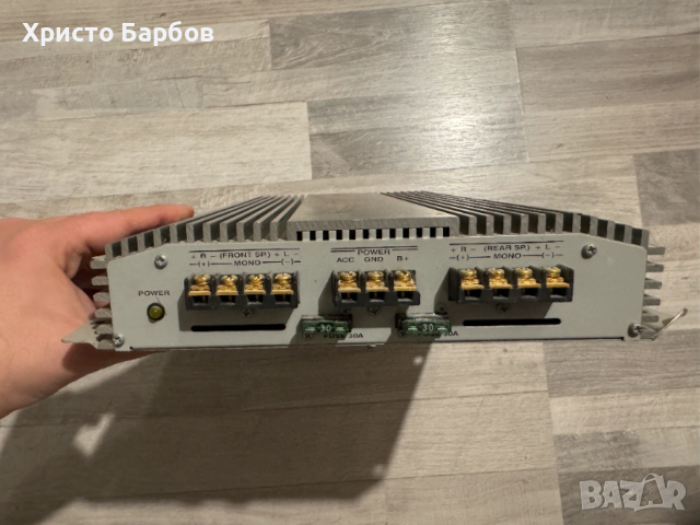 Усилвател Quadral traffic A450X, снимка 3 - Ресийвъри, усилватели, смесителни пултове - 53101678