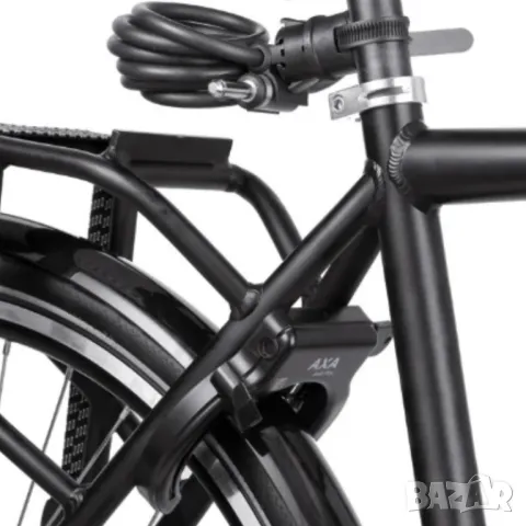 Велоключалка Axa Solid Plus И Въже Newtown Pi 150/10 Осигуряващ Сигурност И Защита Срещу Кражба, снимка 8 - Аксесоари за велосипеди - 47370478