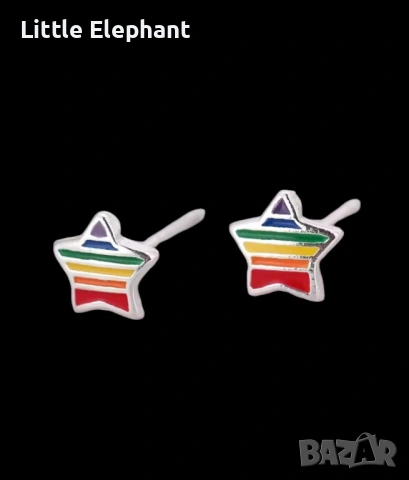 Pre order 🌈 Цветни обеци "Звездна Дъга" – Свежест и Стил/нови