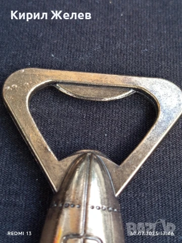 ЕЛЕГАНТНА РЕТРО ОТВАРАЧКА ПОД ФОРМАТА НА САМОЛЕТ ЗА КОЛЕКЦИЯ 26986, снимка 4 - Други ценни предмети - 51194958