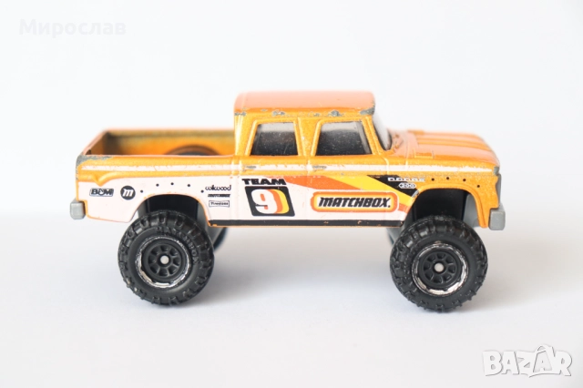 1/64?? MATCHBOX DODGE D - 200 КОЛИЧКА МОДЕЛ, снимка 4 - Колекции - 52918992