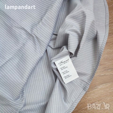 Риза на ситно райе голям размер, снимка 7 - Ризи - 35872661