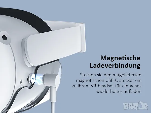 NexiGo Зарядна станция за Oculus Quest 2, Meta Quest 2, снимка 11 - Други игри и конзоли - 47929403