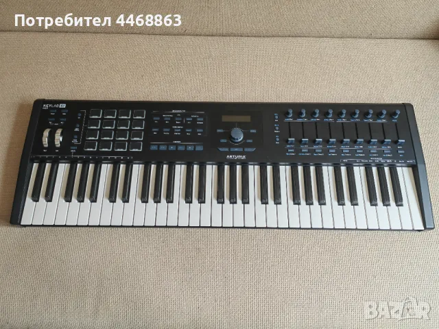Arturia Keylab mkII 61 клавиша, Миди клавиатура Черна