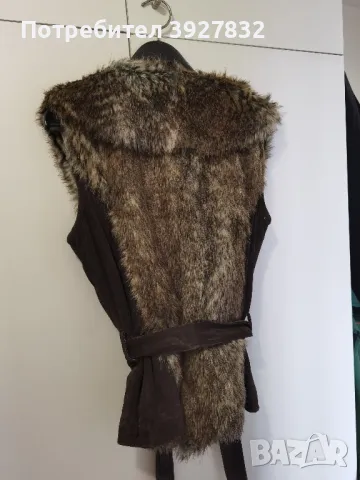 Дамски елек от естествен косъм , снимка 3 - Елеци - 48991757