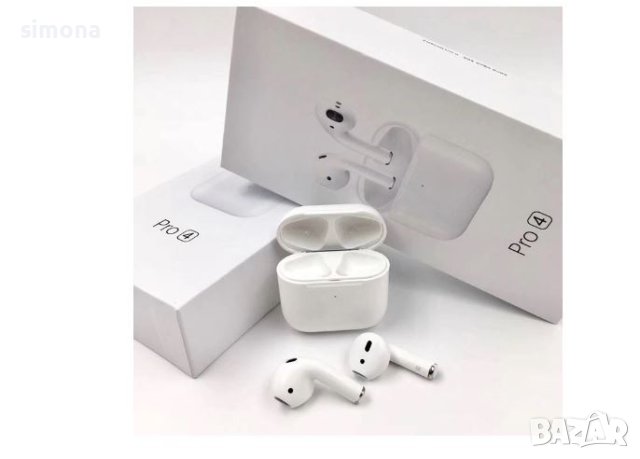 Bluetooth 5.0 слушалки, Pro 4, Super Bass с калъф за зареждане, снимка 5 - Безжични слушалки - 42683340