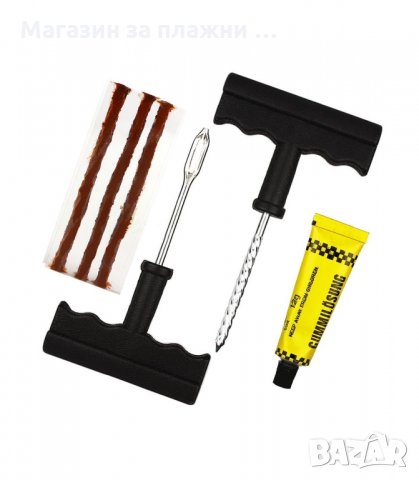 КОМПЛЕКТ ОТ ИНСТРУМЕНТИ, КОЙТО ВИ ПОЗВОЛЯВА БЪРЗО И ЛЕСНО ДА РЕМОНТИРАТЕ ДУПКА НА ГУМА - код 1689, снимка 3 - Аксесоари и консумативи - 34270226