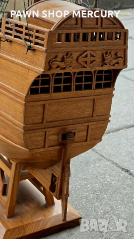 Продавам ръчна изработка старинен кораб уникат, снимка 13 - Антикварни и старинни предмети - 52012065