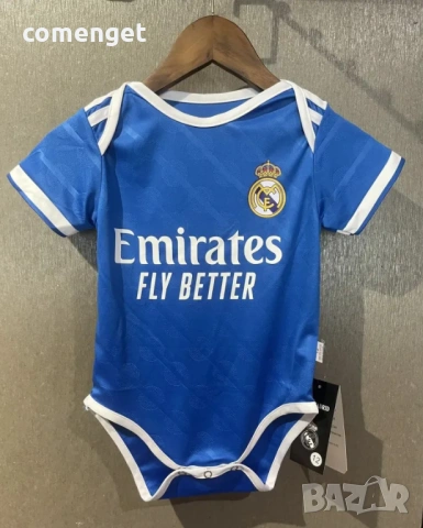 БЕБЕШКИ бодита AL NASSR RONALDO, MESSI MIAMI, REAL MADRID, BARCELONA, JUVENTUS, MILAN, PSG, INTER!, снимка 4 - Бодита за бебе - 53760328