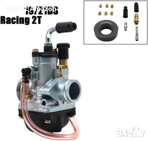 Карбуратор Мотоциклетен карбуратор за 50-100cc двигател 2 тактов

, снимка 5 - Части - 47738025