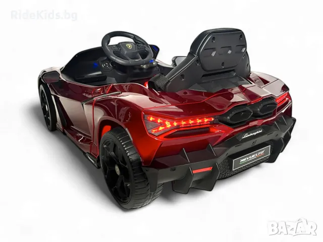 Lamborghini Revuelto 12V - Детска акумулаторна кола, Червена, EVA гуми, снимка 6 - Детски велосипеди, триколки и коли - 49731511