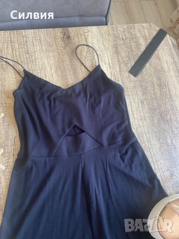 Черен елегантен гащеризон, снимка 2 - Гащеризони - 34051523