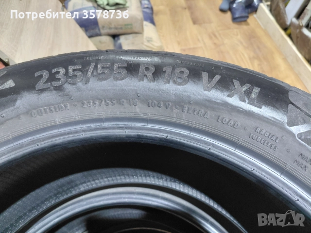 Летни гуми Continental 235/55/R18, снимка 5 - Гуми и джанти - 52742151