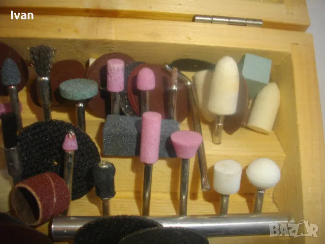 НОВ НЕМСКИ ОРИГИНАЛЕН КОМПЛЕКТ АКСЕСОАРИ ЗА МАШИНА МИНИ ДРЕЛКА ШЛИФОВАЛКА ПРАВ ШЛАЙФ НАД 100 БРОЯ , снимка 18 - Други инструменти - 48922809