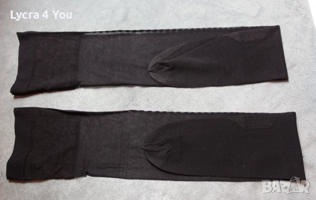 Antie M/L черни чорапи за жартиери с ръб отзад и красива дантела, снимка 6 - Бельо - 38652476