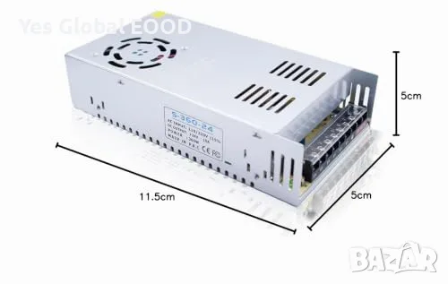 LED захранване 24V 15A с постоянно напрежение – недимируемо, снимка 8 - Друга електроника - 55708882
