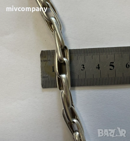 Сребърна гривна 23.98гр.22.5см., снимка 3 - Гривни - 53708463