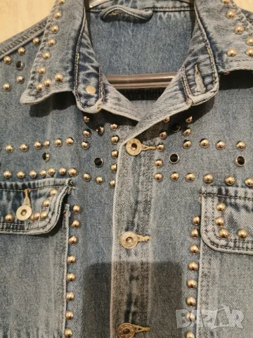 ново пролетно дънково манто, снимка 2 - Якета - 49670633