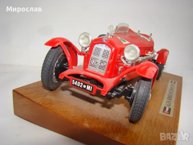 1:18 BBURAGO ALFA ROMEO 1931 ИГРАЧКА МОДЕЛ КОЛИЧКА, снимка 4 - Колекции - 48209799