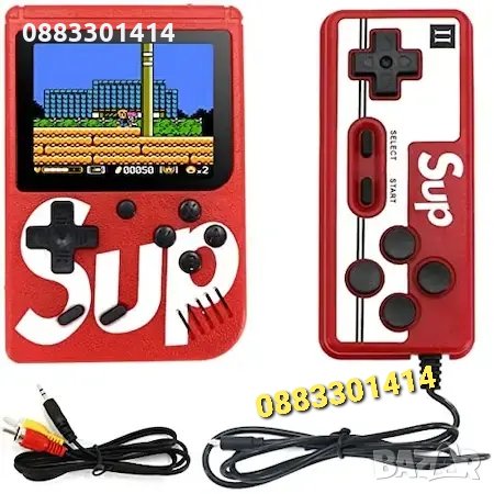 Игрова конзола с джойстик 400 вградени игри Супер Марио и др. , снимка 2 - Nintendo конзоли - 35843338