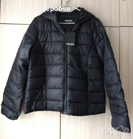 Ново дамско черно преходно яке раземер Л/ХЛ