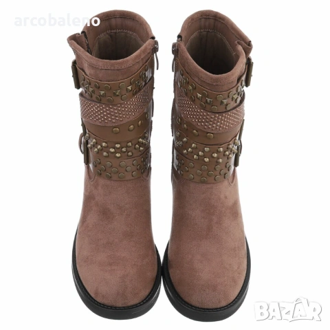 Дамски уестърн и мотористки ботуши, 3цвята , снимка 6 - Дамски боти - 53078331