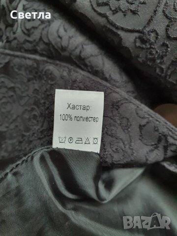 Дамско манто Andrews Ladies, черно, вталено, снимка 6 - Палта, манта - 34515313