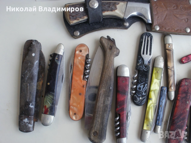 Стари Джобни ножчета нож български джобен стар, снимка 3 - Ножове - 52328799