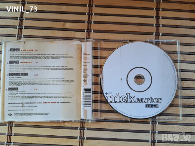 Nick Carter  – Help Me, снимка 2 - CD дискове - 50357591