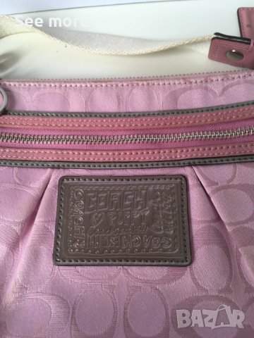 COACH дамска чанта в розово, снимка 5 - Чанти - 41630198