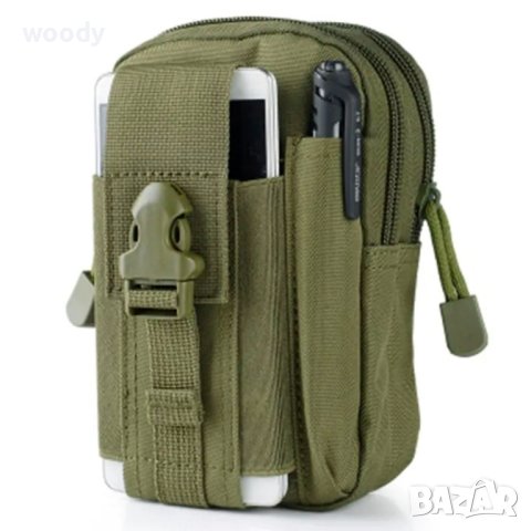 Тактическа чанта за колан DESERT, Военно зелен , снимка 6 - Екипировка - 41515941